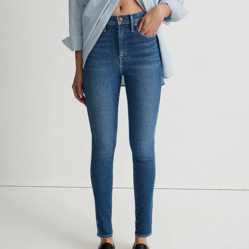 Madewell Blue Skinny Jeans